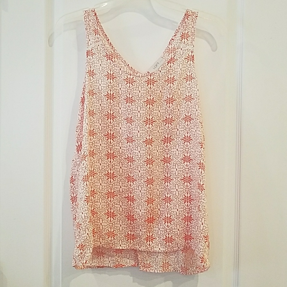 Loft flowy apron back shirt SP